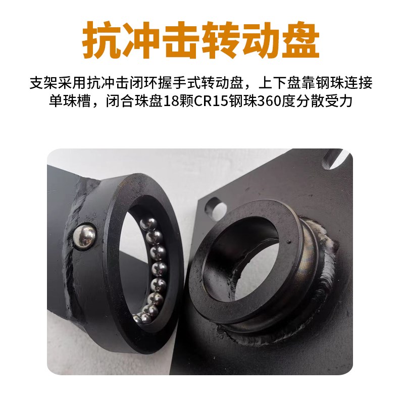 超重型工业耐磨万向轮脚轮带刹车聚氨酯角轮单轮静音定向移动轮子
