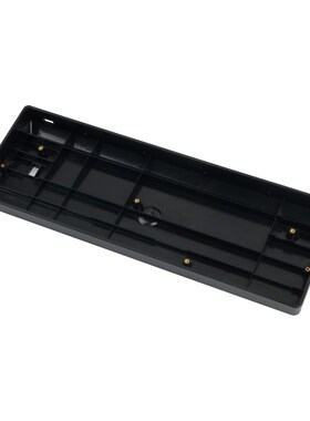 GH60外壳 60%塑料底壳 客制化配件 POKER2黑色白色 透明外壳