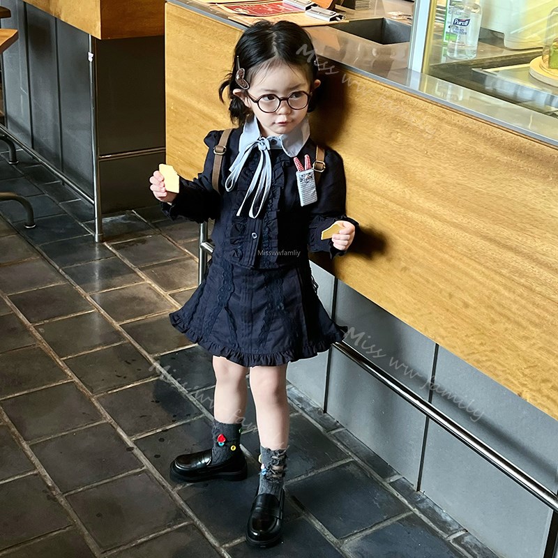 儿童黑色皮鞋男童春秋新款大男孩英伦软底童鞋小学生表演演出单鞋