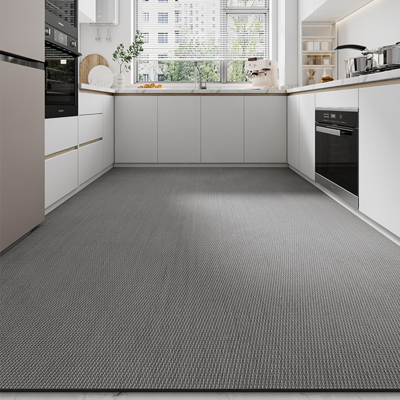 厨房一擦净地垫整铺防脏防滑防油可擦免洗可裁剪日式地毯门垫进门
