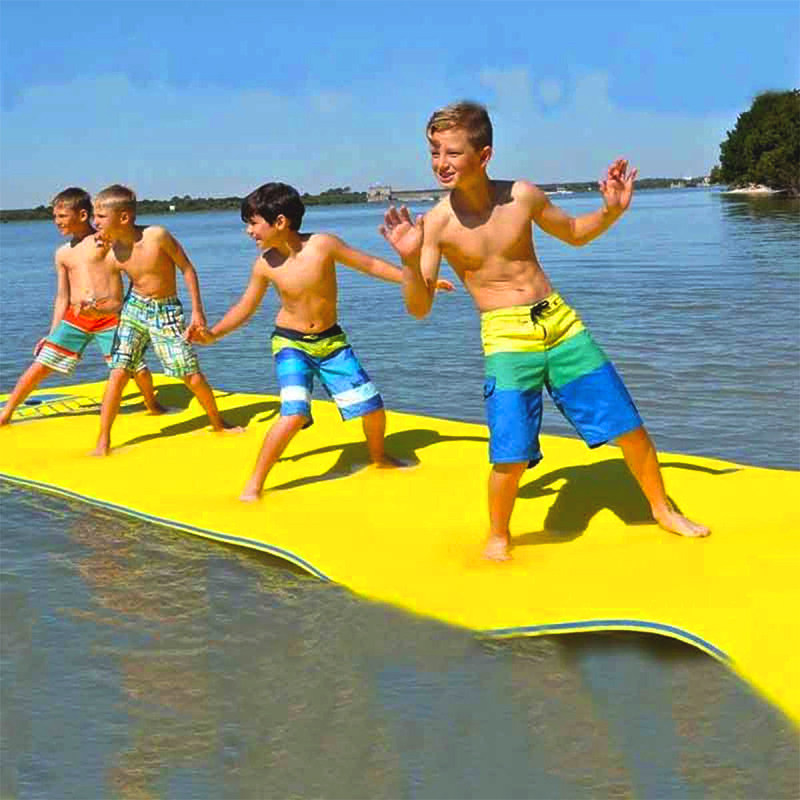 水上浮毯儿童浮床多人漂浮垫浮排泡沫浮板游泳池浮板漂浮毯免充气