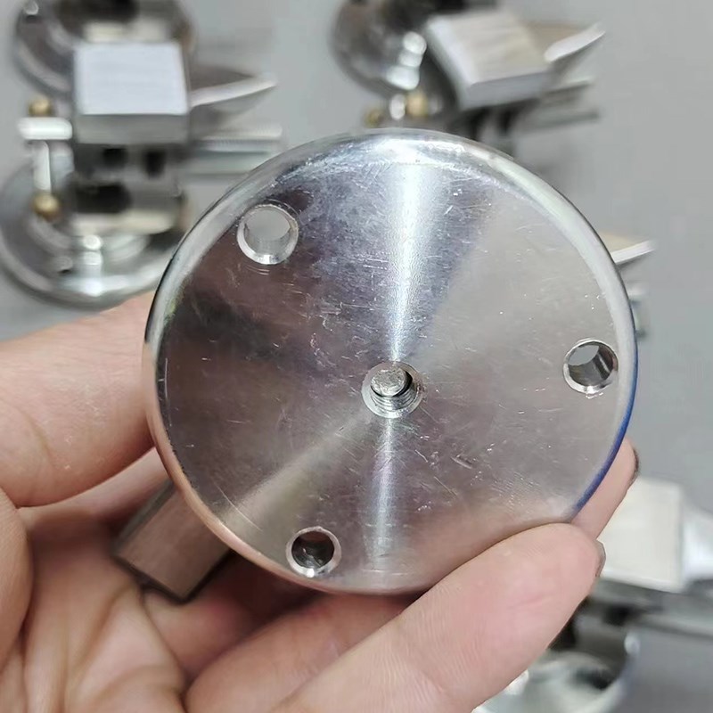 手工一寸迷你304不锈钢小台钳带砧台手作工具手表维修摆件铁砧子