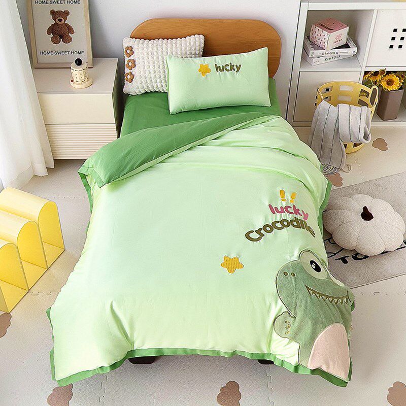 60s纯棉幼儿园被子三件套被褥六七件套I婴儿童宝宝午睡入园床品夏