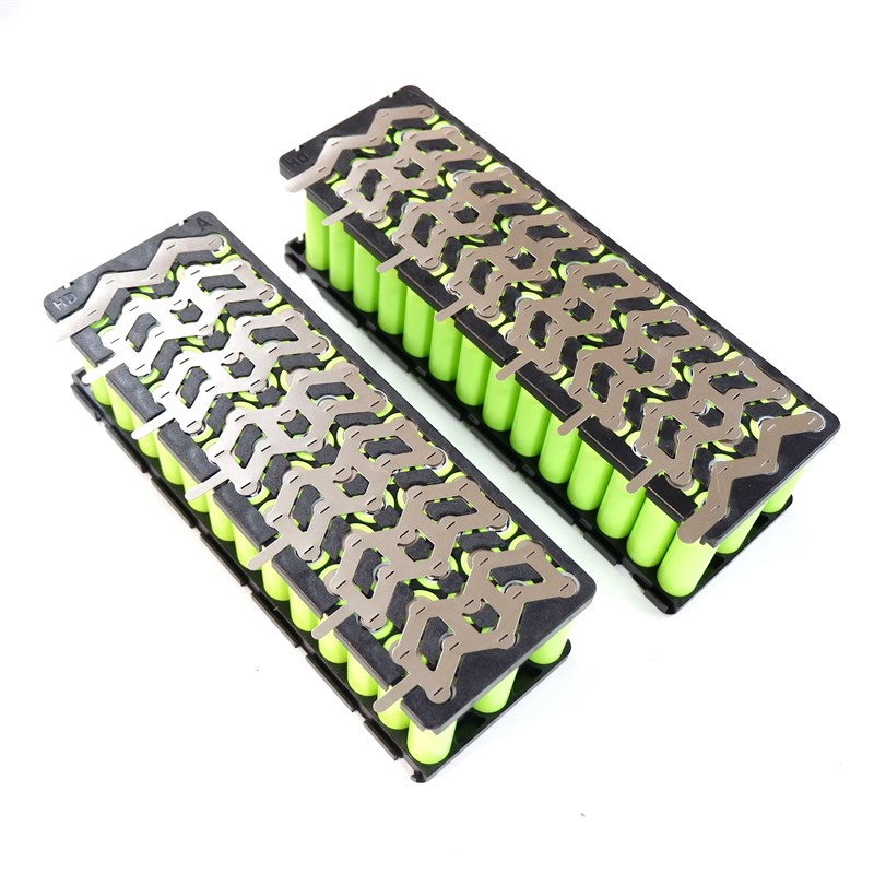 18650锂电池蜂窝形状支架+镍片5并6并8并13串14串48V10Ah-20Ah