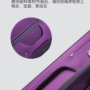 牛津布行李箱女帆布皮箱子拉杆箱万向轮男旅行箱密码登机箱20寸24