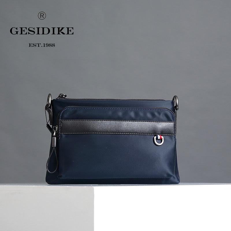 2021新款手包男帆布牛津布大容量时尚尼龙手拿包男士单肩斜挎潮小