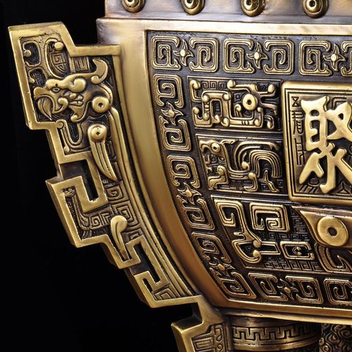 特大铜鼎摆件鼎盛千秋诚信方鼎公司办公室装饰品公司开业商务礼品