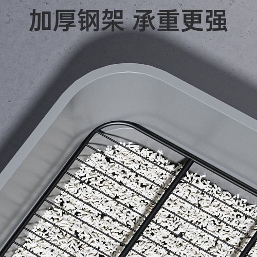 狗厕所超大号防外溅斜口高围栏小型犬平板狗狗厕所防尿溅宠物用品