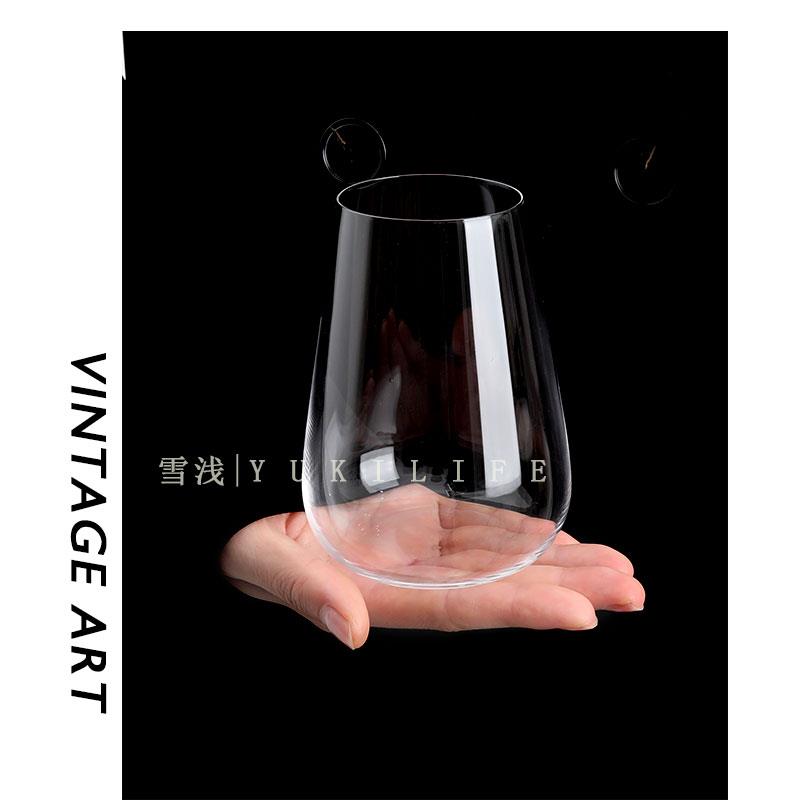 木村超薄小卡杯 江户硝子酒杯薄艺术玻璃雪浅 中古杯威士忌杯洋酒