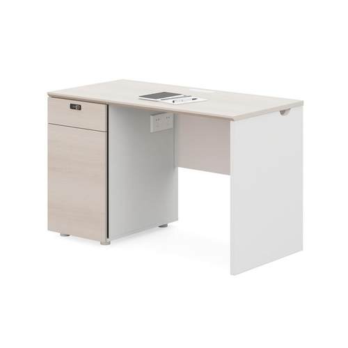 KuiShue巨树单人位职员桌抽屉柜台式电脑桌矮柜办公桌员工位卡座