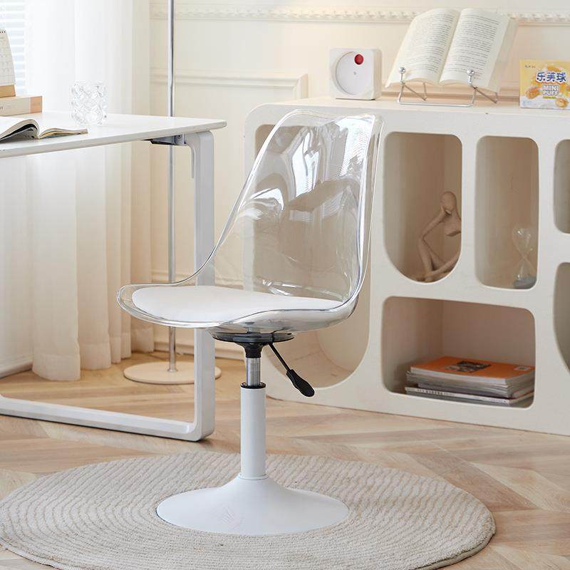 透明亚克力网红电脑椅家用舒适升降梳妆凳子前台收银圆凳化妆转椅,纺织面料/辅料/配套,纺织机械配件,淘宝优惠券,粉丝福利购,淘宝优惠卷