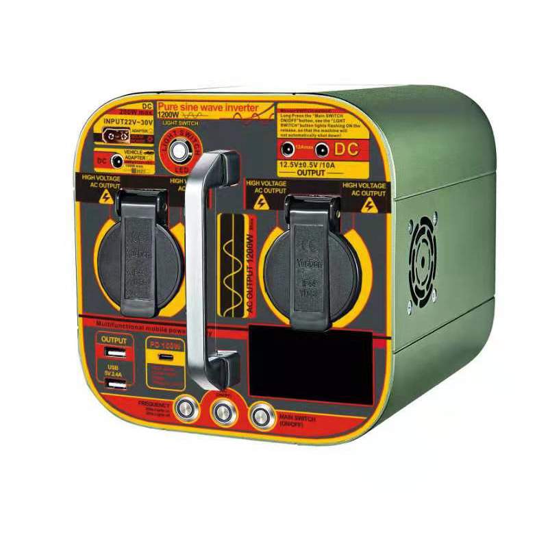 P06Pro1200W户外电源220V/110V露营储能汽车房车应急电启动