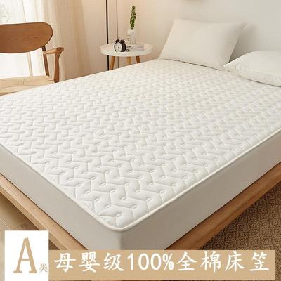 A类100全棉纯棉床笠单件夹棉席梦思全包床罩床垫保护罩防滑防尘罩