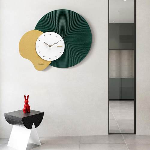 wozoom屋准时钟表挂钟个性创意家用现代简约艺术装饰墙大气时尚