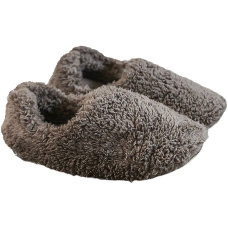 日式冬天棉拖鞋女包跟保暖室内包脚木地板静音软底月子鞋家用男士