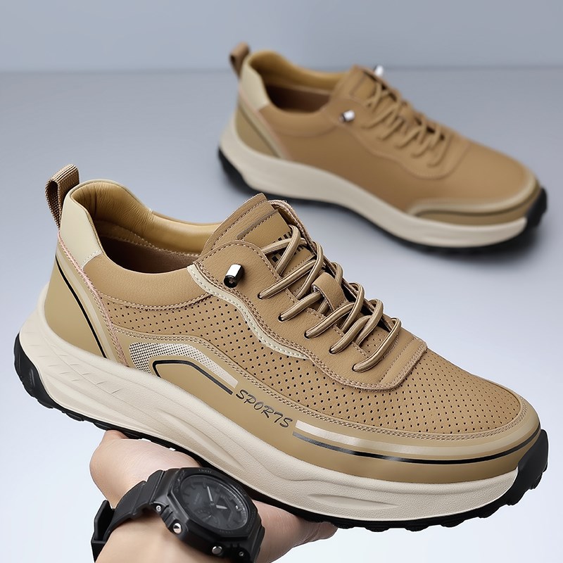 2025夏季男鞋新款透气防臭跑步鞋潮流运动男士休闲鞋