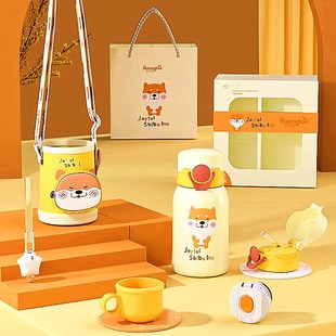 儿童保温杯316不锈钢杯男女孩幼儿园水壶宝宝杯子中小学生吸管杯