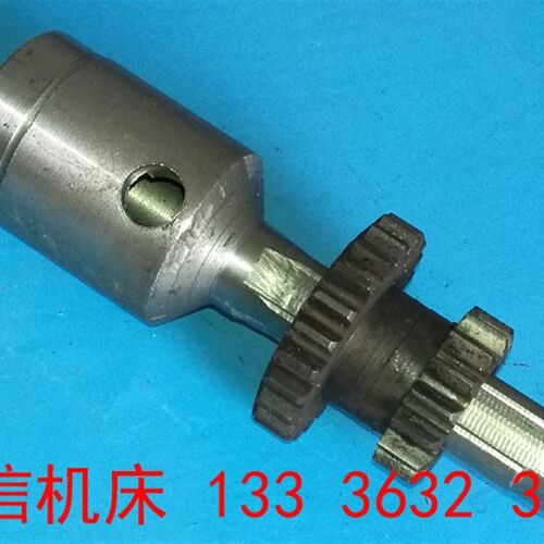 滕州钻铣床ZX50C ZX7550wCW ZX6350C主轴变速箱电机连接花键轴配