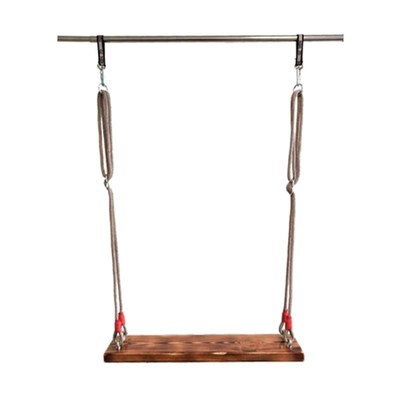 松木碳化木板网红秋千儿童玩具吊椅成人室内外实木家用荡秋千户外