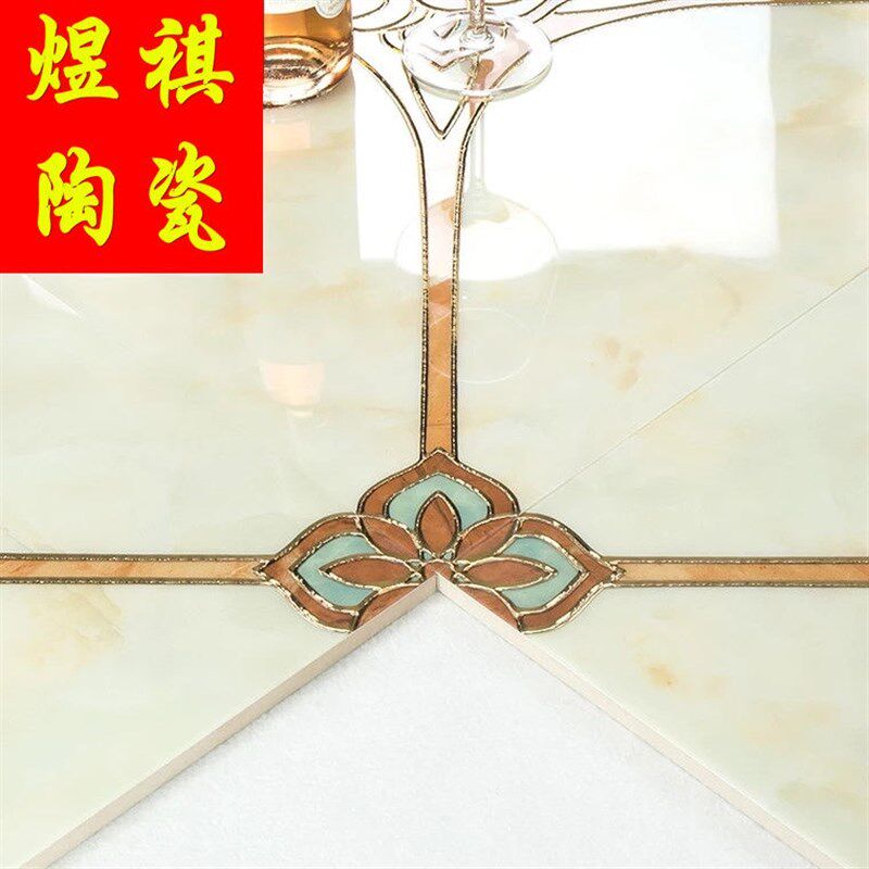 客厅瓷砖拼花过道8抛晶砖拼花地板砖地毯艺术玄关砖0图0现代简约