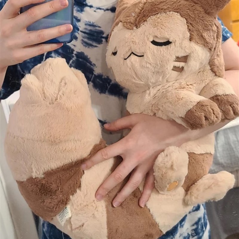 宝可梦可爱大尾立u型枕抱枕飞机睡觉脖子支撑脊椎部u形旅行护颈