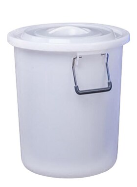 稳斯坦 WK001 塑料大桶 环卫物业垃圾桶酒店厨房收纳圆桶 蓝色50