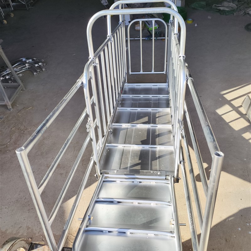 抓猪笼子装车卖猪用笼子上车装猪称重铁猪笼多功能装车转运猪栏笼