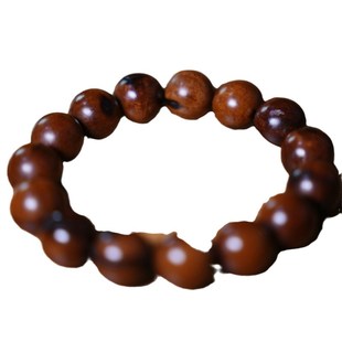 雷击枣木手串雷焦雷纹雷劈原木老料枣木手串念珠配戴木珠带雷痕