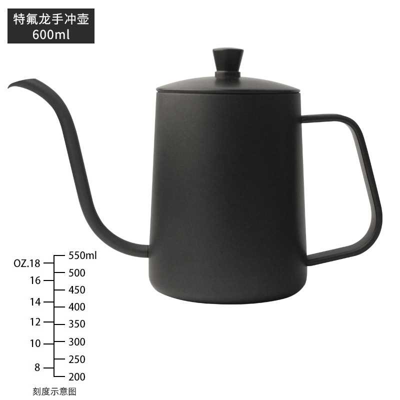 304不锈钢手冲壶细口壶单品滴漏式家用长嘴咖啡壶迷你挂耳张张