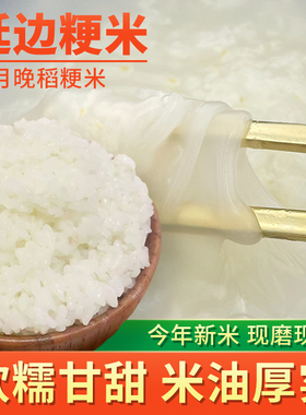 东北延边正宗晚稻粳米农家新米养生米油现磨不抛光小包装2斤试吃