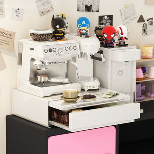 杯子防尘收纳置物架玻璃杯架水吧台储物架桌面茶具咖啡机收纳盒子