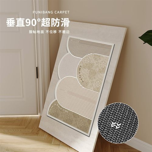侘寂风免洗地垫入户门垫进门玄关PVC可裁剪门口脚垫防滑地毯定制