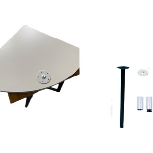 金属桌腿支架桌子腿固定支架吧台脚支撑柱可拆卸调节高矮桌脚定制