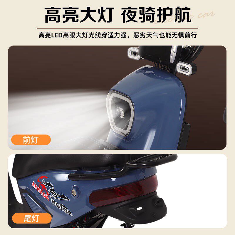 成人电动自行车长续航成人通勤双人电动车