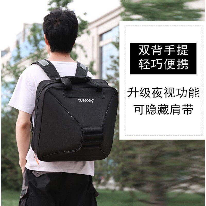 分体圆号包加厚乐器双肩背包法国号箱包乐器袋便携V三四排键单双