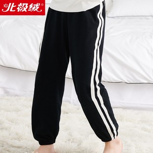 2条装儿童睡裤男童家居裤春秋宽松薄款大童男孩休闲长裤单条