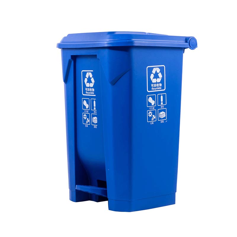 脚踏垃圾桶大号商用带盖垃圾分类垃酒店厨房带内桶100升80L50L60L