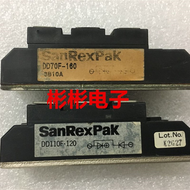 DD70F-120/160 DD90F-160 DD110F-120/160三社拆机整流二极管模块