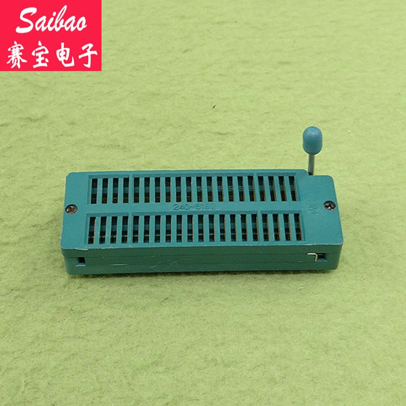 镀金 40P 锁紧座 IC座 活动座 IC测试座 单片机开发专用 赛宝