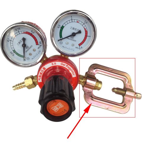 乙炔表配件栅栏顶针方框 乙炔减压器配件扎框 乙炔压力阀连接扳手