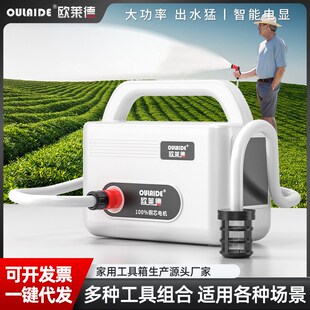 多功能农村菜地浇菜神器充电式锂电抽水泵农用灌溉户外浇水洒水机