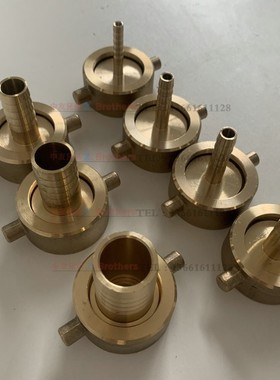 IMPA351051 351058 纯铜高压空气管接头铸铜管帽闷盖M42 8mm船用