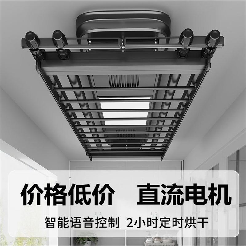 德国进口杜管家声控电动晾衣架升降伸缩智能遥控自动阳台晾衣杆烘