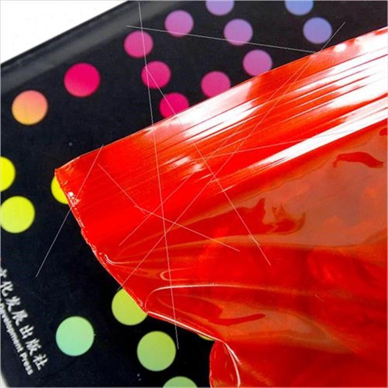 pe自封袋8号红色16*24*13丝加厚收藏袋密封袋饰品封口袋环保100只