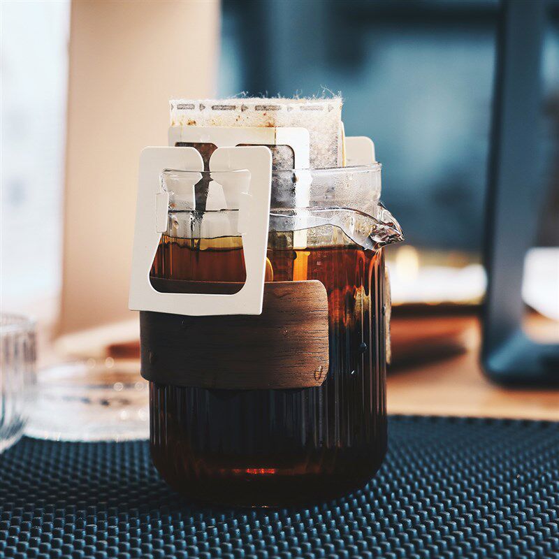 办公室挂耳专用玻璃咖啡杯组合套装 可外出携带手冲咖啡品鉴杯子