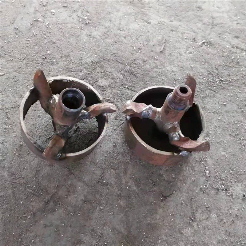 顶管机带圈加固打土钻头三抓回拉加圈钻头过路钻孔钻孔机钻头22mm