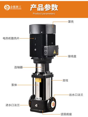 不锈钢多级泵CDLF南方款轻型变频供水设备增压立式管道离心泵380v