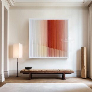 饰画电表箱民宿客厅样板房售楼处挂画 现代手工编织立体装 ART