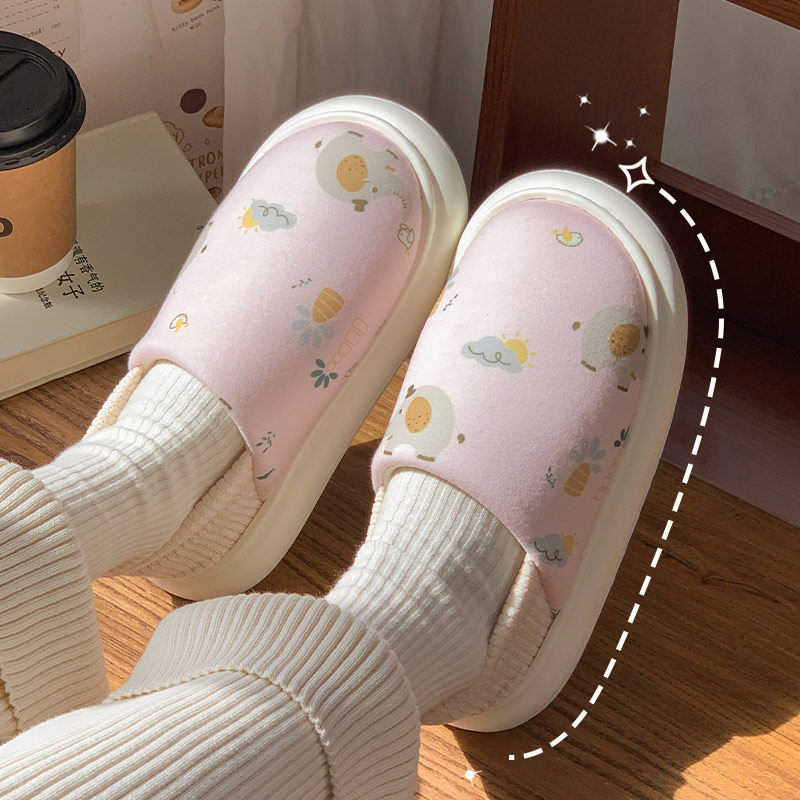 孕妇月子鞋秋冬季透气薄款包跟棉拖鞋女产后910月份居家棉鞋防滑,居家布艺,居家棉拖/棉鞋,淘宝优惠券,粉丝福利购,淘宝优惠卷