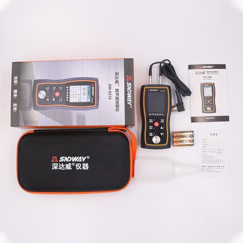 直销SW-6510A型超声波测厚仪SW-6520钢材塑料陶瓷玻璃厚度测量仪
